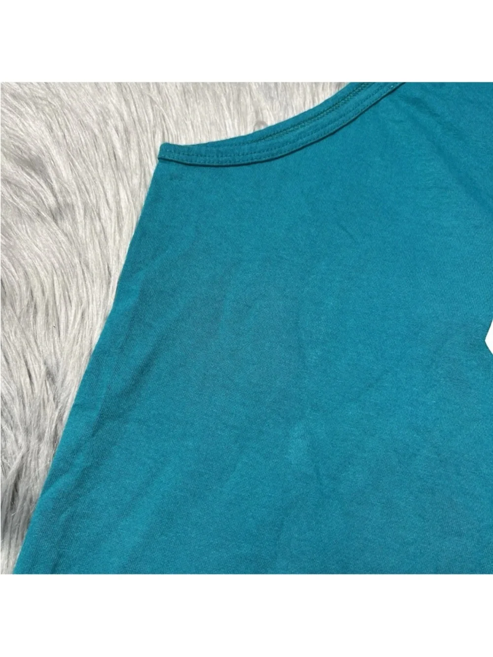 Vintage 90s Adidas Made USA Teal Turquoise Tank Top